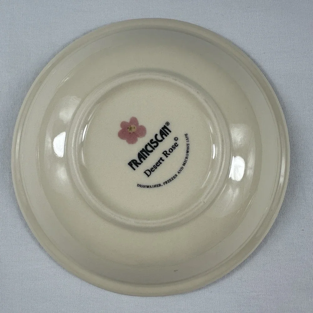 4 Pc Franciscan Desert Rose Fruit Compote Dessert Dishes Bowl Excellent Set Of 4
